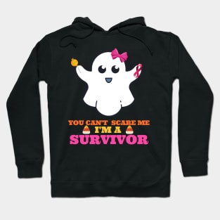 You Can't Scare Me - Halloween Breast Cancer Hoodie